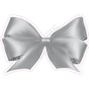 Bow - Style A - Chunky Glitter Silver - Yard Card