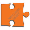 Puzzle Piece - Orange - Style B - Yard Card