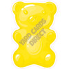 Gummy Bear - Yellow - Style A - Yard Card