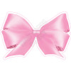 Bow - Style A - Chunky Glitter Light Pink - Yard Card