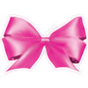 Bow - Style A - Large Sequin Hot Pink - Yard Card