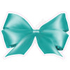 Bow - Style A - Large Sequin Teal - Yard Card