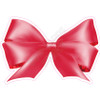 Bow - Style A - Large Sequin Red - Yard Card