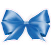 Bow - Style A - Large Sequin Medium Blue - Yard Card