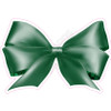 Bow - Style A - Large Sequin Dark Green  - Yard Card