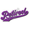 Statement - Retired - Purple - Style A - Yard Card