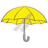 Umbrella - Yellow - Style A - Yard Card