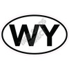 Statement - Wyoming Oval - Style A - Yard Card