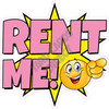 Statement - Rent Me! - Solid Light Pink - Style A - Yard Card