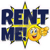 Statement - Rent Me! - Solid Dark Blue - Style A - Yard Card