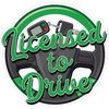 Statement - Licensed To Drive - Medium Green - Style A - Yard Card