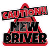 Statement - Caution New Driver - Red - Style A - Yard Card