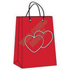 Shopping Bag - Solid Red - Style A - Yard Card