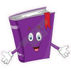 Book - Purple - Style A - Yard Card