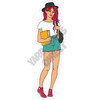 Light Skin Female Teenager - Style C - Yard Card