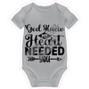 Baby Onesie Statement - God Knew My Heart Needed You - Style A - Yard Card