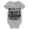 Baby Onesie Statement - Pretty Eyes And Chubby Thighs - Style A - Yard Card