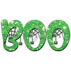 Statement - Boo - Chunky Glitter Medium Green - Style A - Yard Card