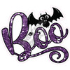 Statement - Boo - Chunky Glitter Purple - Style B - Yard Card