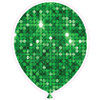 Balloon - Style A - Large Sequin Medium Green - Yard Card