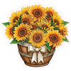 Sun Flower Bucket - Style A - Yard Card