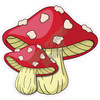 Mushroom - Style D - Yard Card