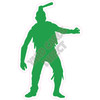 Silhouette - Zombie - Green - Style D - Yard Card