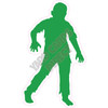 Silhouette - Zombie - Green - Style I - Yard Card