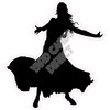 Silhouette - Ballroom Dancer - Style A - Yard Card