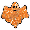 Ghost - Chunky Glitter Orange - Style B - Yard Card