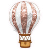 Hot Air Balloon - Chunky Glitter Rose Gold - Style A - Yard Card