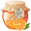 Orange Jam Jar - Style A - Yard Card