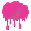 Paint Splash - Hot Pink - Style B - Yard Card