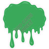 Paint Splash - Medium Green - Style B - Yard Card