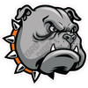 Mascot - Orange Bulldogs - Style A - Yard Card