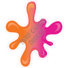 Paint Splash - Hot Pink & Orange - Style A - Yard Card