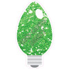 Christmas Lights - Chunky Glitter Light Green - Style A - Yard Card