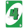 Playing Cards - 4 - Medium Green - Style A - Yard Card