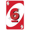Playing Cards - 6 - Red - Style A - Yard Card