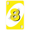 Playing Cards - 8 - Yellow - Style A - Yard Card