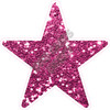 Star - Style B - Chunky Glitter Hot Pink - Yard Card