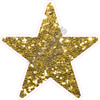 Star - Style B - Chunky Glitter Yellow Gold - Yard Card