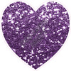 Heart - Style B - Chunky Glitter Purple - Yard Card