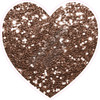 Heart - Style B - Chunky Glitter Brown - Yard Card