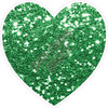 Heart - Style B - Chunky Glitter Medium Green - Yard Card