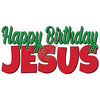Statement - Happy Birthday Jesus - Solid - Style A - Yard Card