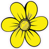 Daisy - Yellow - Style A - Yard Card