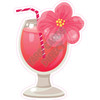 Cocktail Drink - Pink - Style A - Yard Card