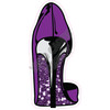 Heels - Purple - Style A - Yard Card