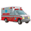 Ambulance - Style A - Yard Card